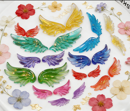 Multi-size Cute Angel Wings Ornament Resin Mold