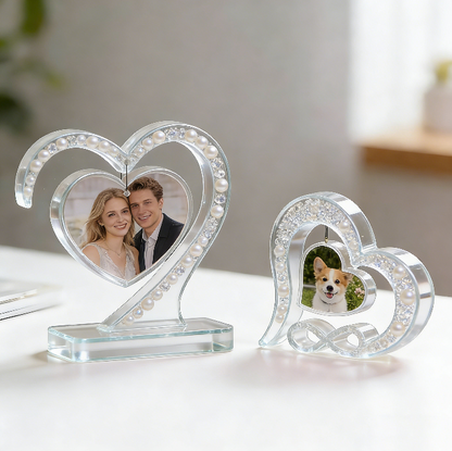 Heart-Shaped Photo Frame Resin Mold