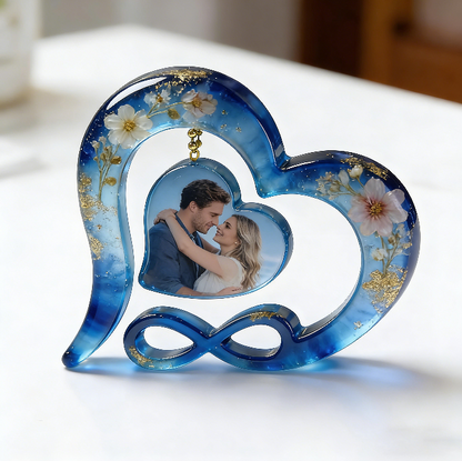 Heart-Shaped Photo Frame Resin Mold