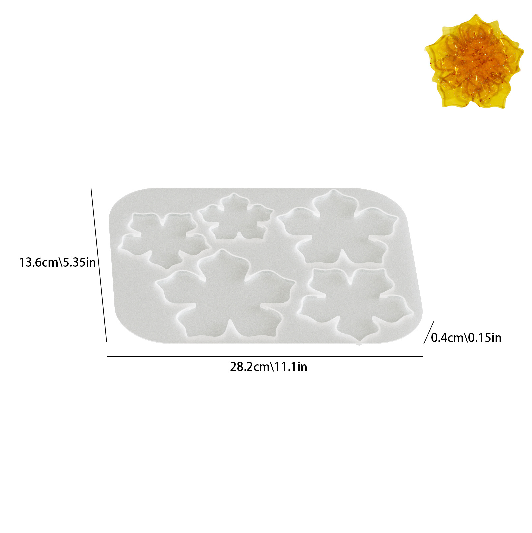 Stackable Flower Resin Mold