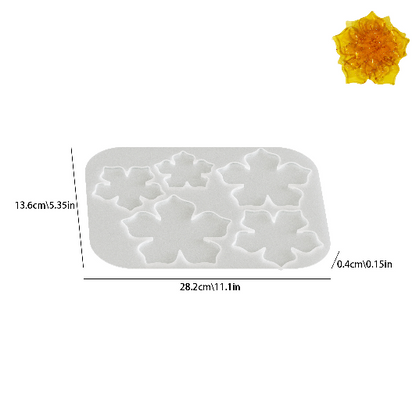 Stackable Flower Resin Mold