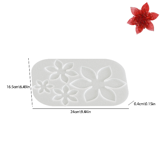Stackable Flower Resin Mold