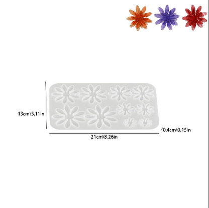 Stackable Flower Resin Mold