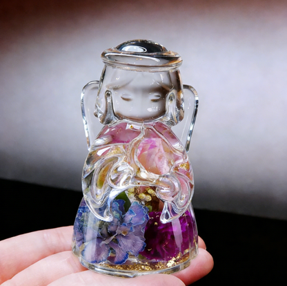 Handmade Crystal Angel Ornament Resin Mold【Side-cut mold】