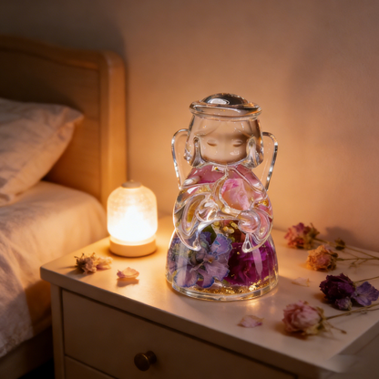 Handmade Crystal Angel Ornament Resin Mold【Side-cut mold】