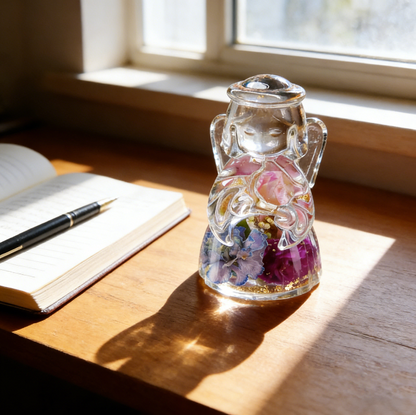 Handmade Crystal Angel Ornament Resin Mold【Side-cut mold】