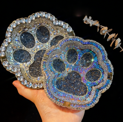 Handmade Diamond-Shaped Cat Claw Ashtray Resin Mold