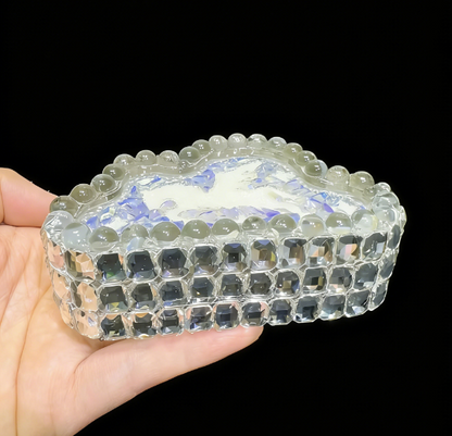 Handmade Diamond Cloud-Shaped Pegasus Storage Box Resin Mold Set
