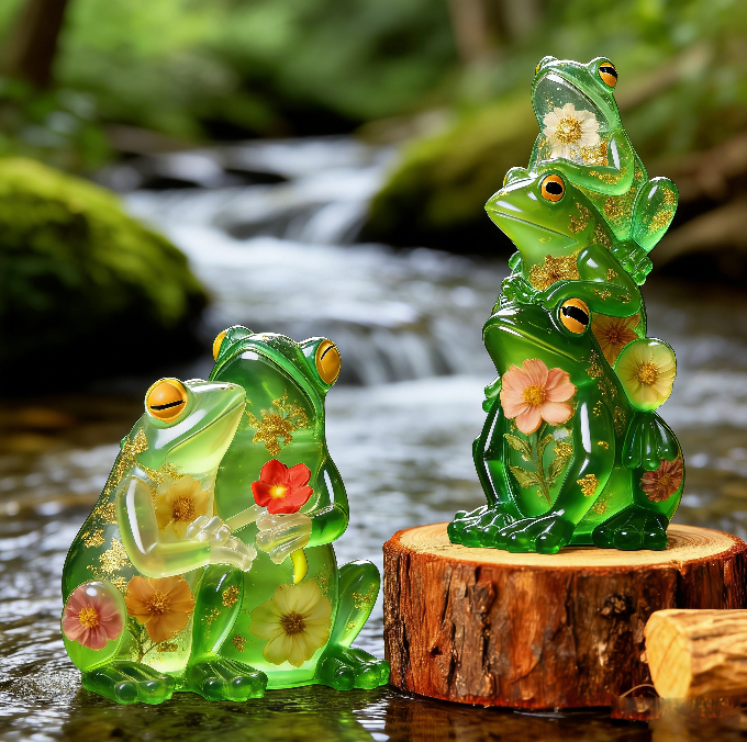 Frog Ornament Resin Mold