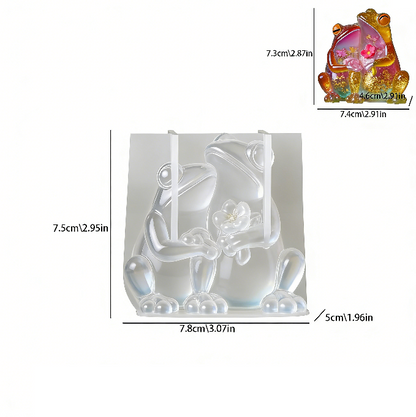 Frog Ornament Resin Mold