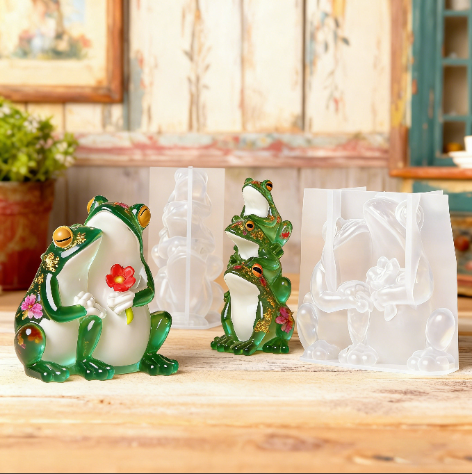 Frog Ornament Resin Mold
