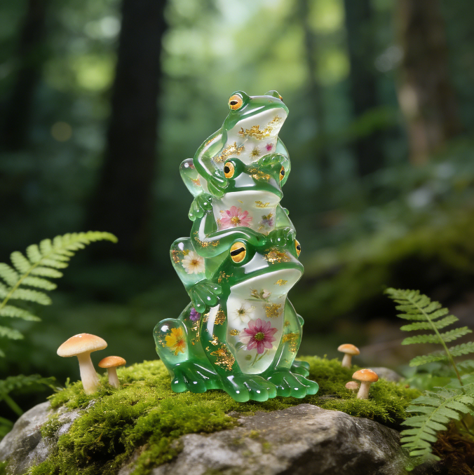 Frog Ornament Resin Mold