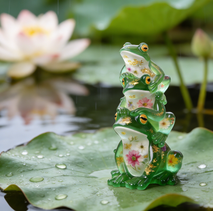 Frog Ornament Resin Mold