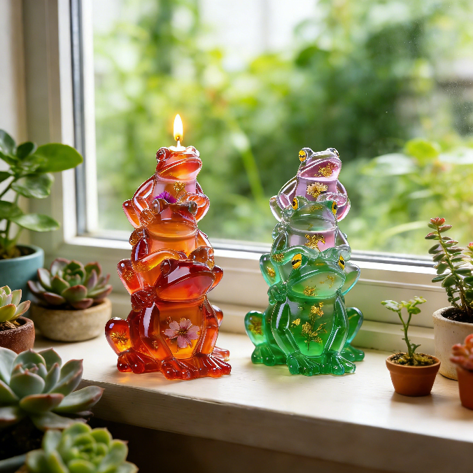 Frog Ornament Resin Mold
