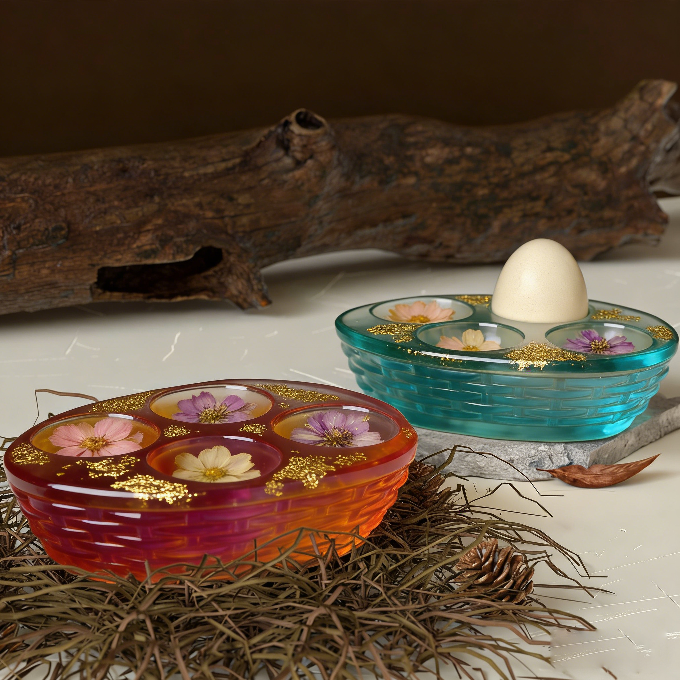 Easter Knitted Four-Piece Egg Tray Mold