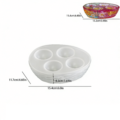 Easter Knitted Four-Piece Egg Tray Mold