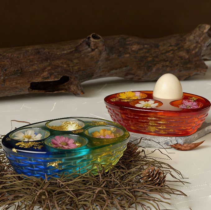 Easter Knitted Four-Piece Egg Tray Mold