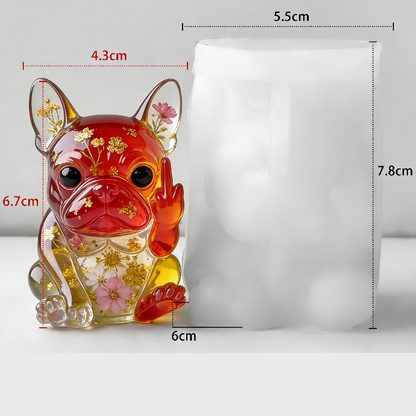 Cheeky Gesture Animal Figurine Resin Mold