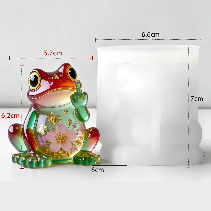 Cheeky Gesture Animal Figurine Resin Mold