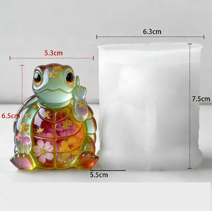 Cheeky Gesture Animal Figurine Resin Mold