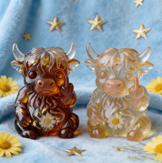 Cheeky Gesture Animal Figurine Resin Mold
