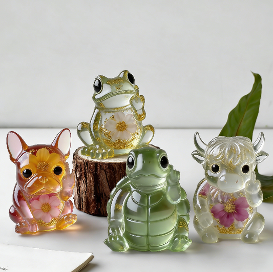 Cheeky Gesture Animal Figurine Resin Mold