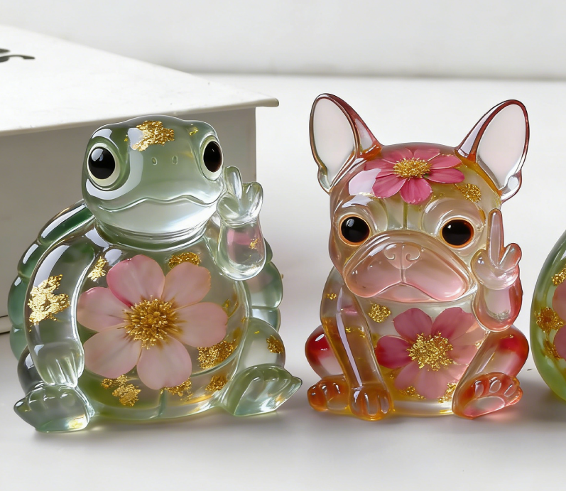 Cheeky Gesture Animal Figurine Resin Mold