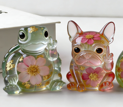 Cheeky Gesture Animal Figurine Resin Mold