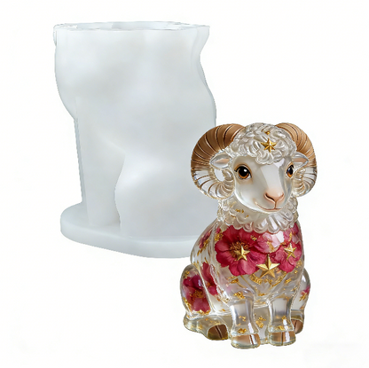 Ram Ornament Resin Mold