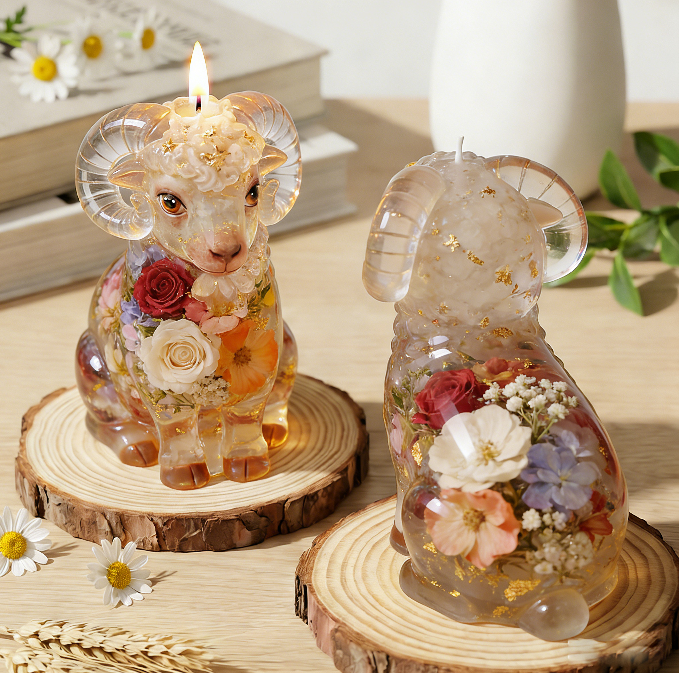 Ram Ornament Resin Mold