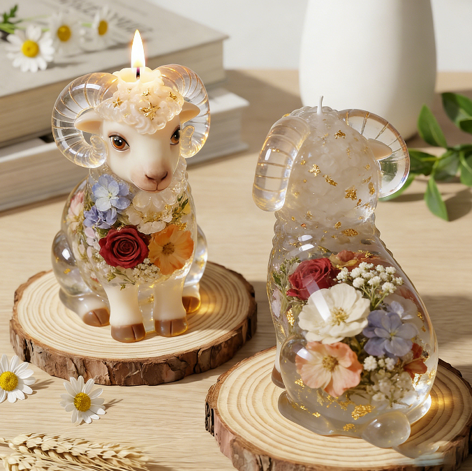 Ram Ornament Resin Mold