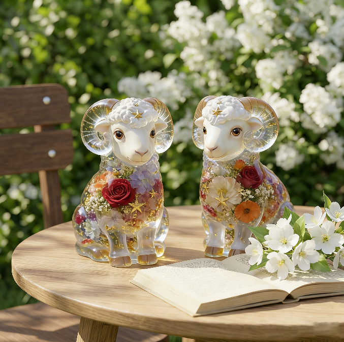 Ram Ornament Resin Mold