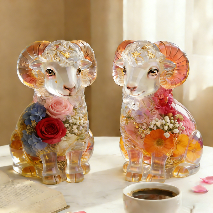 Ram Ornament Resin Mold