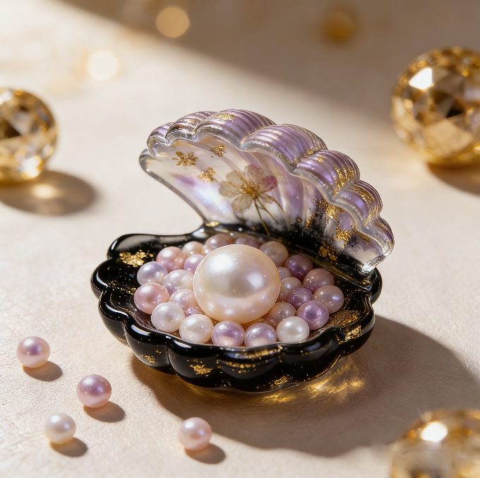 Ocean Shell Jewelry Storage Resin Mold