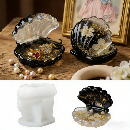 Ocean Shell Jewelry Storage Resin Mold