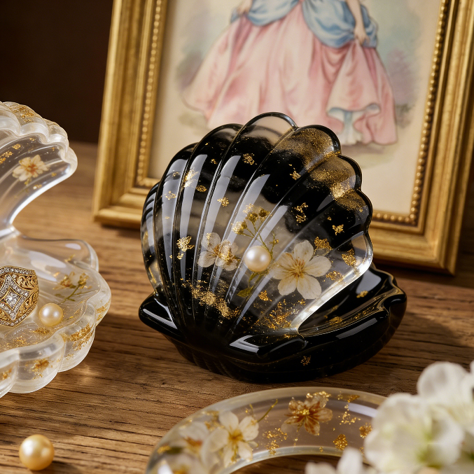 Ocean Shell Jewelry Storage Resin Mold