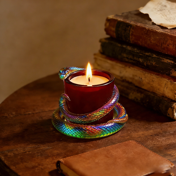 3pcs Snake-Shaped Jar Resin Mold Set