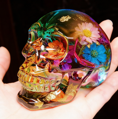 Handmade Crystal Skull Ornament Resin Mold