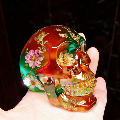 Handmade Crystal Skull Ornament Resin Mold
