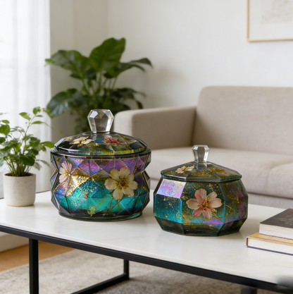 Diamond-Cut Jar Resin Casting Mold