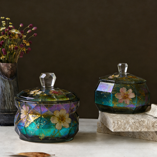 Diamond-Cut Jar Resin Casting Mold