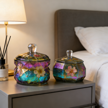 Diamond-Cut Jar Resin Casting Mold