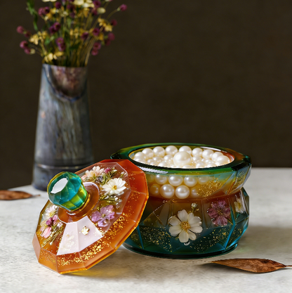 Diamond-Cut Jar Resin Casting Mold