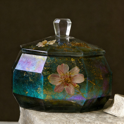 Diamond-Cut Jar Resin Casting Mold