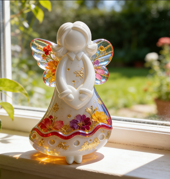 Angel Hanging Ornament Resin Mold