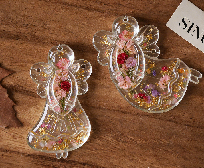 Angel Hanging Ornament Resin Mold