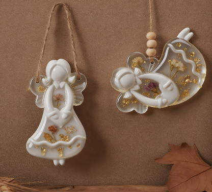 Angel Hanging Ornament Resin Mold
