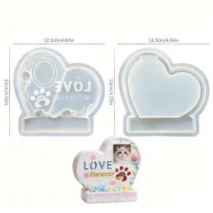 Cat & Dog Pet Memorial Ashes Urn Resin Mold