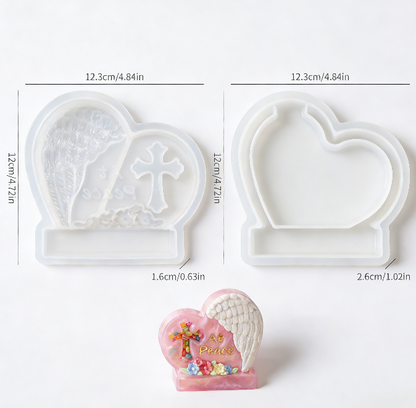 Cat & Dog Pet Memorial Ashes Urn Resin Mold