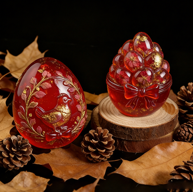 Easter Egg Decorative Ornament Resin Mold